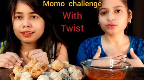 Momo Eating Challenge With Twist😋 30 Momo Challenge Spicy Momo