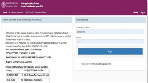 Du Admission Csas First Allocation List Out At Ugadmission Uod Ac