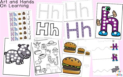 Letter H Worksheets Activities Fun With Mama