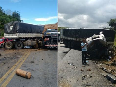 G1 Dois morrem em acidente duas carretas e ônibus escolar na