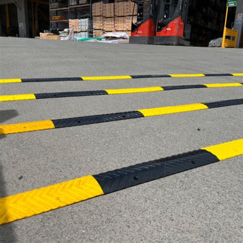 500MM YELLOW Plastic Rumble Strip Speed Humps Australia