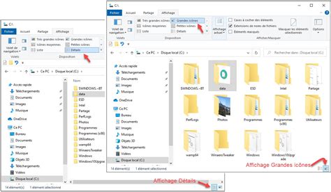 Windows Choisir Rapidement Le Mode D Affichage Dans L Explorateur