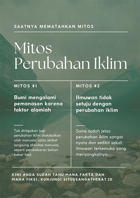 Halaman 2 Contoh Poster Perubahan Iklim Kustom Siap Cetak Canva