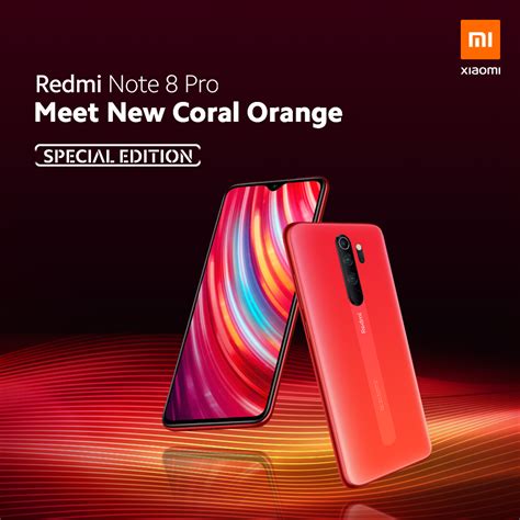 Redmi Note 8 Pro gets a Coral Orange special edition - Gizmochina