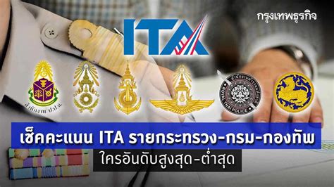 เช็คคะแนน Ita ปีงบ 66 รายกระทรวง กรม กองทัพ ใครอันดับสูงสุด ต่ำสุด