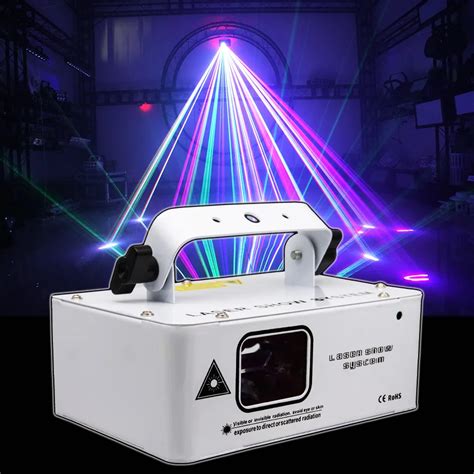 Proyector De Esc Ner De L Nea De Haz L Ser Rgb Mw Dmx Profesional