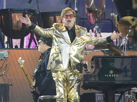 Sir Elton John Takes To Glastonbury Stage For ‘special And Emotional