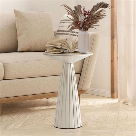 Snapklik.com : Pedestal Small Drink Table Round Martini Table Wood