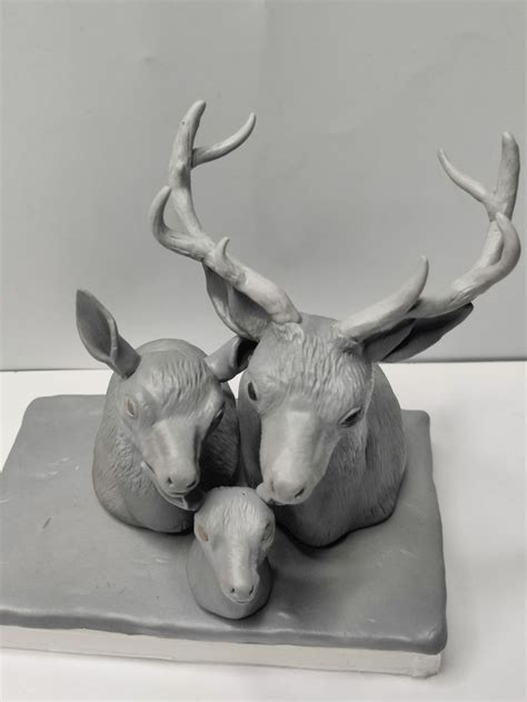 Clay animal Sculpture idea 💡 DIY Clay animals : I Made A Cute Animals ...