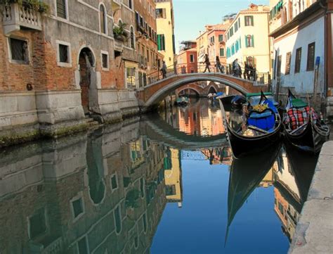 Wallpaper Waterway Gondola Canal Water Vehicle Reflection