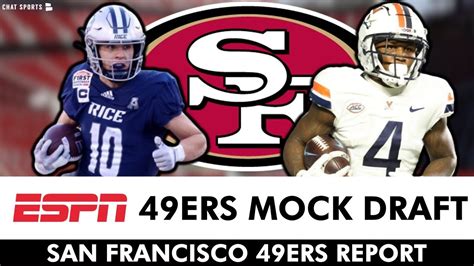 Updated San Francisco Ers Mock Draft From Espn Ft Luke Mccaffrey