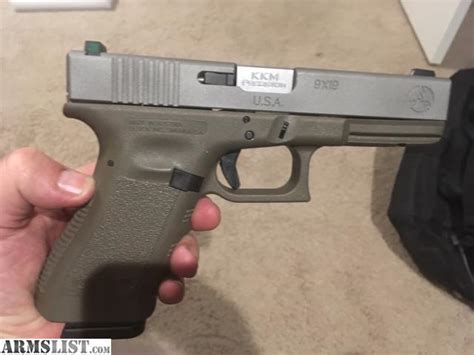 ARMSLIST For Sale Glock 17 OD Green Gen 3 9MM