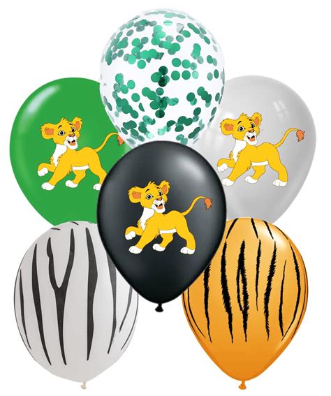 Buy Vision Licensed 30 Pcs Jungle Safari Party Supplies King Baby Lion