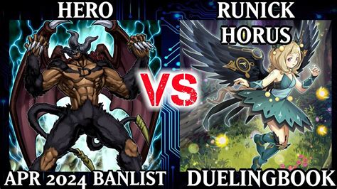 HERO Vs Runick Horus Dueling Book YouTube