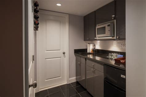 Hancock Basement En Suite Kitchenette Modern Dc Metro By