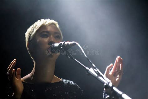 Naked And Famous Singer Alisa Xayalith Editorial Photography Image Of Famous Boise 37837677