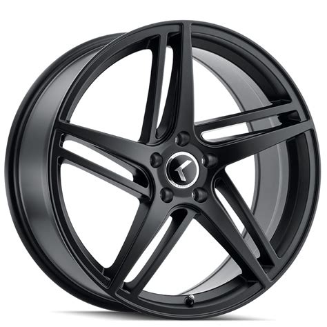 Kraze Wheels Milano Satin Black Rims Krz