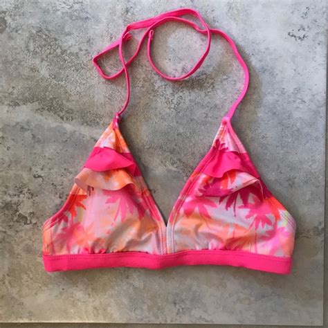 Justice Swim Justice Girls Bikini Swim Top Padded Pink Poshmark