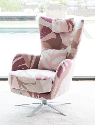 Fama Kylian Chair Swivel Base Brentham Furniture