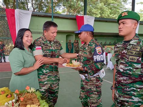 Puncak Hut Korem Wp Danrem Jimmy Jaga Nama Baik Dan Satuan