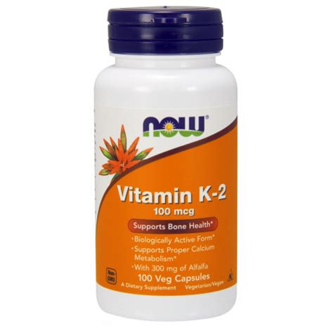 Vitamin K 2 100 Mcg Veg Capsules