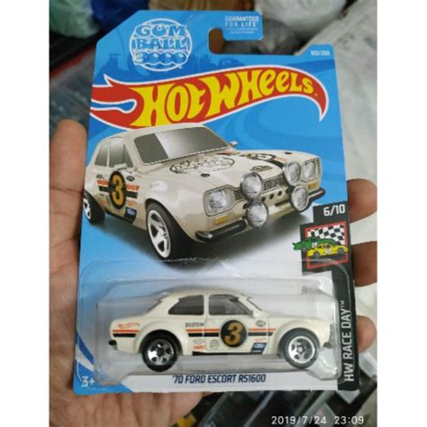 Hot Wheels Ford Escort RS Gumball US Card Shopee Malaysia