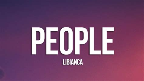 Libianca People Lyrics Sped Up YouTube