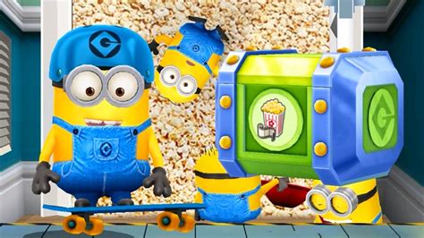 Despicable Me Minion Rush Movie Night Stage 2 Reward Unboxing With Skater Youtube