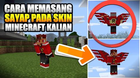 Cara Memasang Sayap Di Skin Minecraft Kalian For Minecraft Pe