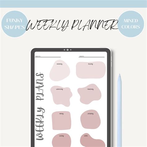 Weekly Notes Printable, Weekly Planner Printable, Instant Download ...