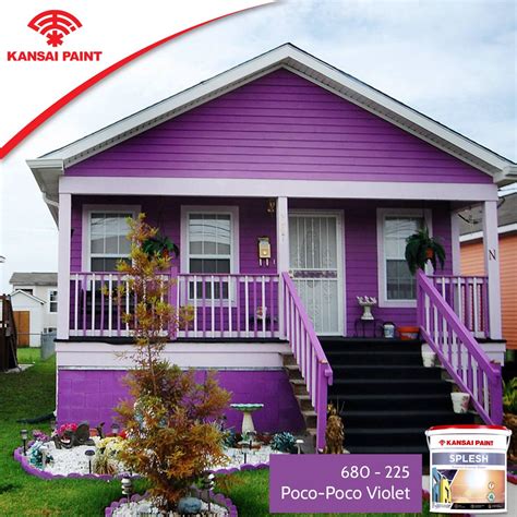 30+ Warna Cat Rumah Warna Ungu Paling Modern Dan Minimalis