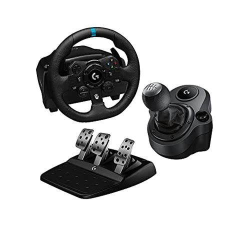 Logitech G923 Volant de Course et Pédales avec Levier de Vitesse