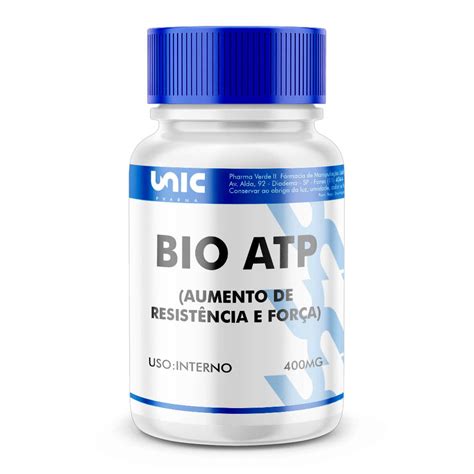 Bio Atp Aumento De Resistência E Força 400mg 30 Cáps Unicpharma