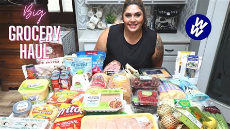 Ww Grocery Haul For Weight Loss A Different Haul This Week Points