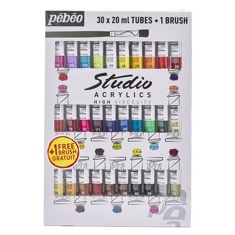 Set Peinture Acrylique Fine Studio Acrylics Studio Acrylics Etui