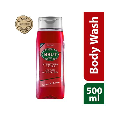 Buy Brut Attraction Totale All In One Hair Body Shower Gel Ml