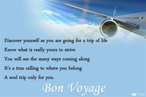 Bon Voyage Messages - Webprecis