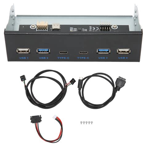 Usb31 Front Panel Header Gl3523 Chip High Speed 5gbps 6 Ports 19pin To Type C Front Panel For