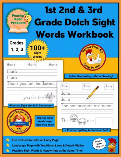 Ebook 1st 2nd 3rd Grade Dolch Sight Words Workbook Over 100 1st 2nd 3rd Grade Dolch Sight