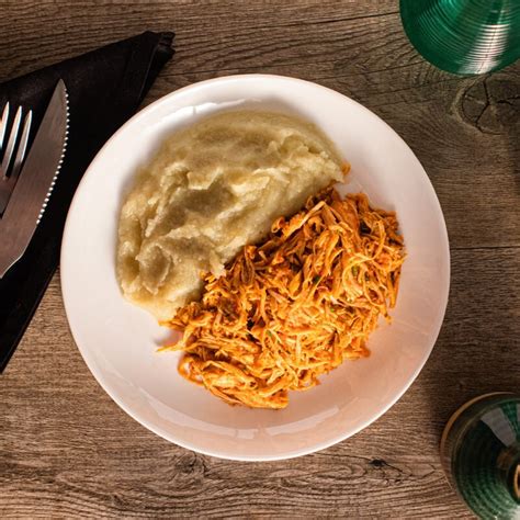 Arroz feijão e carne moída e purê de batata VIPfood