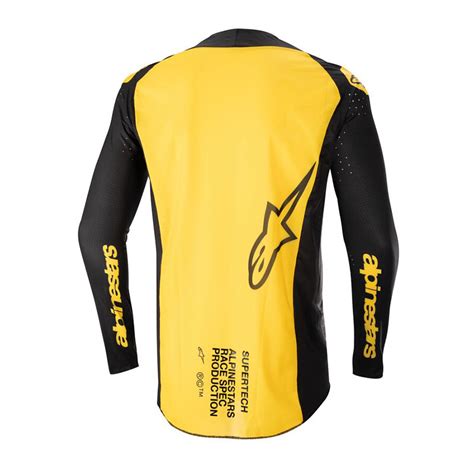 Alpinestars Supertech Ward 2024 Jersey Black Yellow A376322415 Offroad