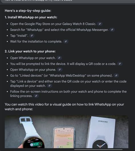 WhatsApp watch 6 Notifications - Samsung Community