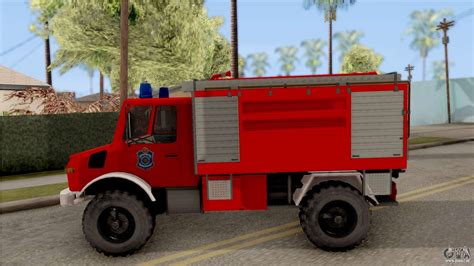 Mercedes Benz Unimog Vatrogasna Kamion Pour Gta San Andreas