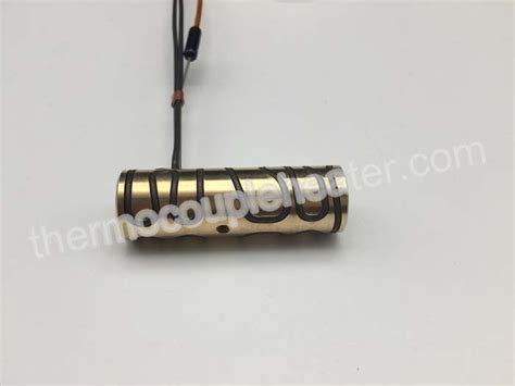 Moistureproof Press In Brass Nozzle Coil Heaters With Slot For Hot Runner System