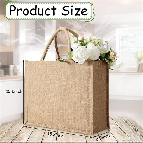 Personalized Burlap Tote Bags