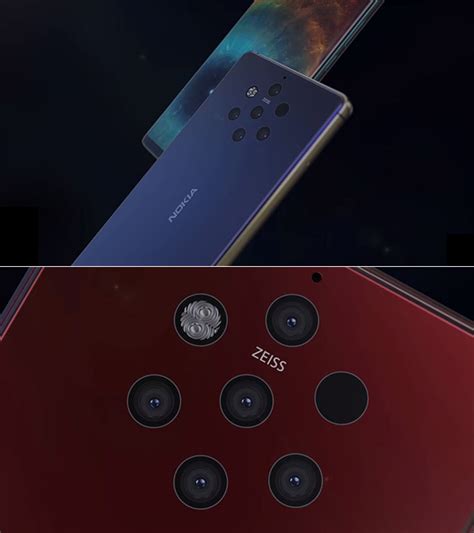 Nokia 9 Smartphone With Penta Lens Camera Setup Gets Rendered In New