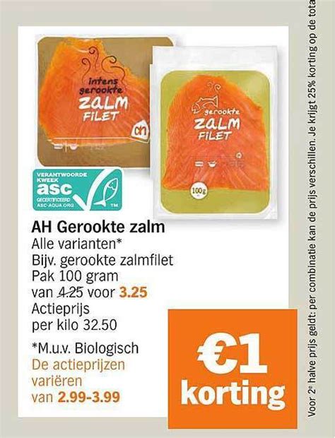 Ah Gerookte Zalm Promotie Bij Albert Heijn