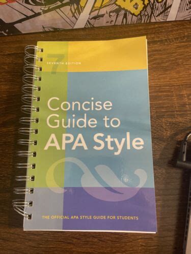 Concise Guide To Apa Style 7th Seventh Edition Newest 2020 New Ebay