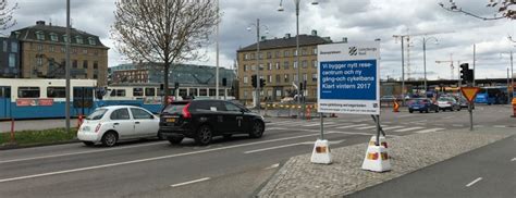 Avstängning av körfält vid Polhemsplatsen Trafiken nu Göteborg