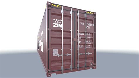 40 Ft Container With Interior And Rigged Doors 3D Model - TurboSquid ...